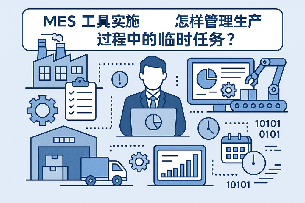 MES 工具实施怎样管理生产过程中的临时任务？
